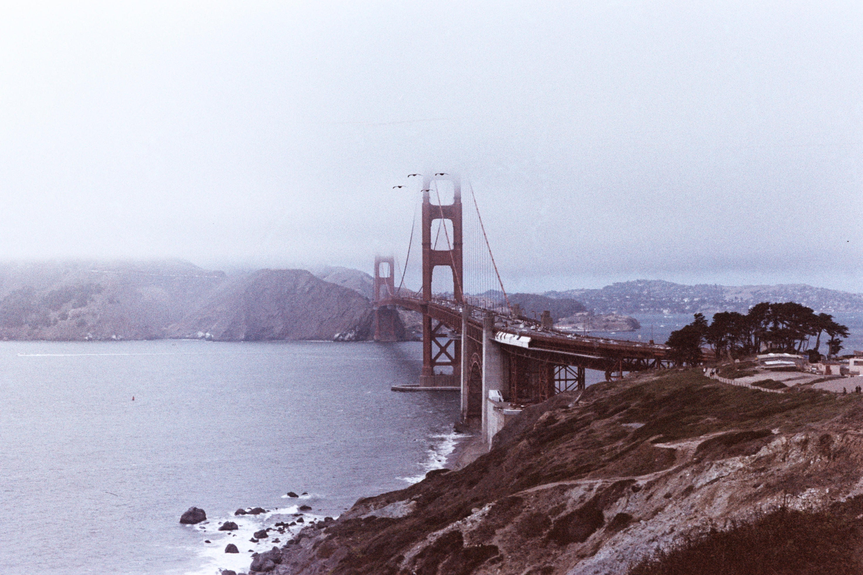 Golden Gate Bridge. By Minolta X-700 & Lomo Metropolis XR 100-400.